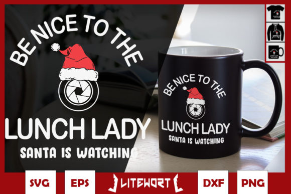 Be Nice to the Lunch Lady Graphics for Crafts