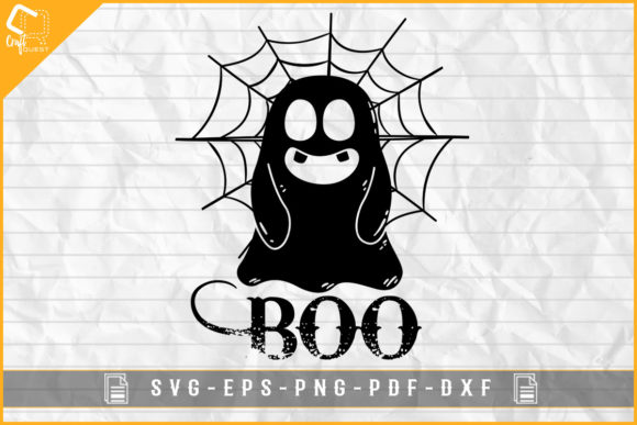 Boo Halloween Spider Net Scary Boo Shirt