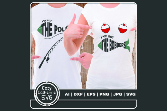 Couples Fishing Got the Pole Bobbers