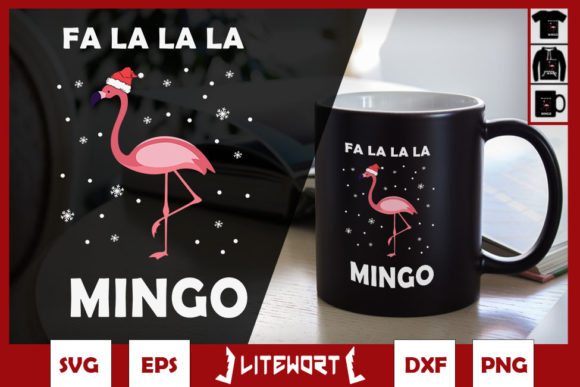 Fa La La La Mingo Graphics for Crafts