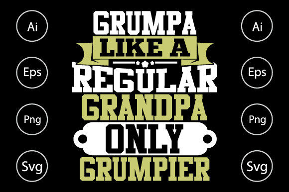 Grumpa Like a Regular Grandpa T Shirt
