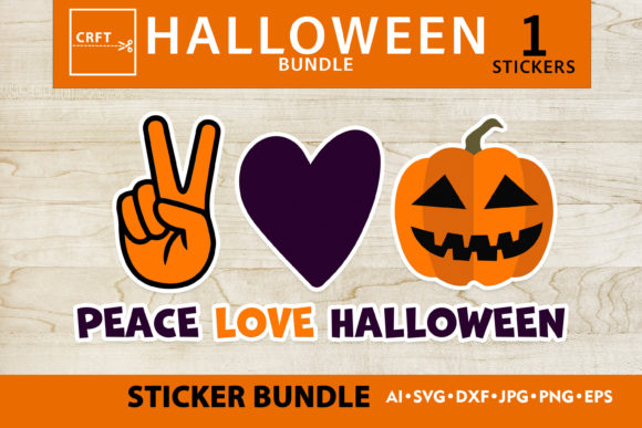 Halloweens Bundle Peace Love Halloween