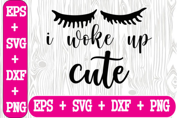I Woke Up Cute Graphics for Local Business Branding