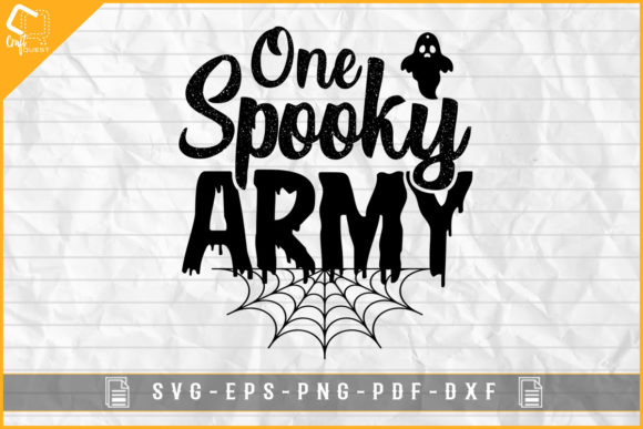 One Spooky Army Graphics for Crafts