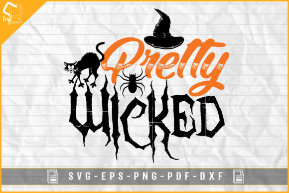 Pretty Wicked Halloween Graphic for Bloggers and Creators