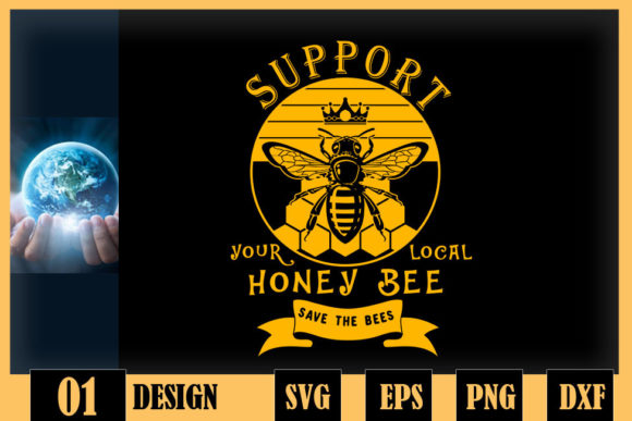 Retro Beekeeper Vintage Save the Bees Graphics
